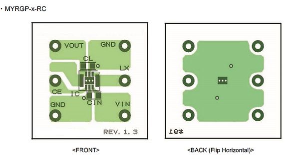 PCB-Layout Vorder- und Rückseite