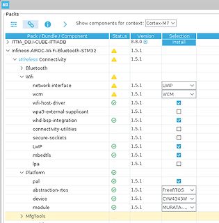 Software-Übersicht von MX Packs und Komponenten