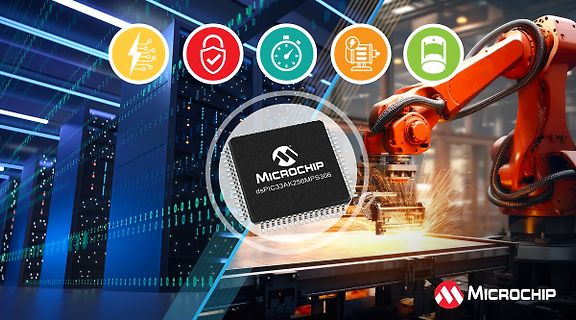 Werbebanner für Microchip dsPIC33AK256MPS306 Mikrocontroller
