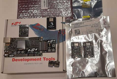 Silicon Labs Entwicklungstools und Blue Gecko Module