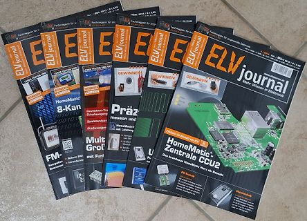 Stapel ELV Journal Fachmagazine