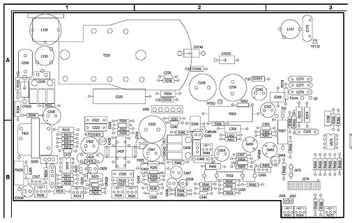 Leiterplatten-Layout einer Platine