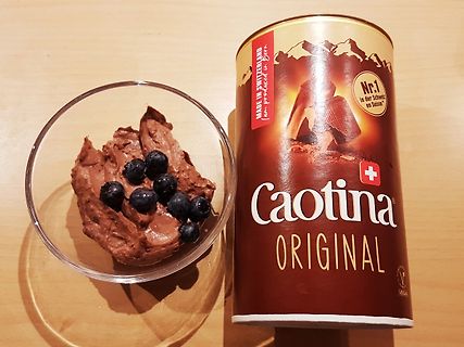 Caotina Original Schokoladenpulver mit Blaubeeren