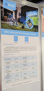 Datenblatt eines Golf-Ball-Detektionsradars