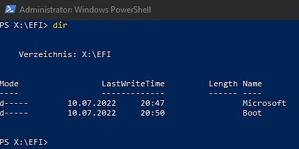 Windows PowerShell Terminal-Screenshot