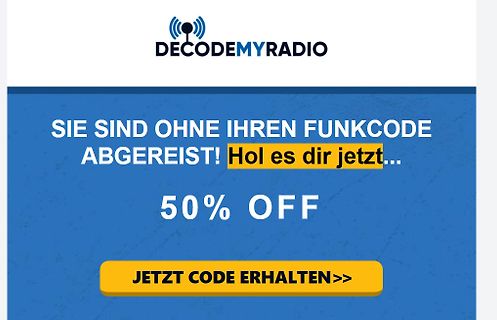 Werbebanner für DecodeMyRadio