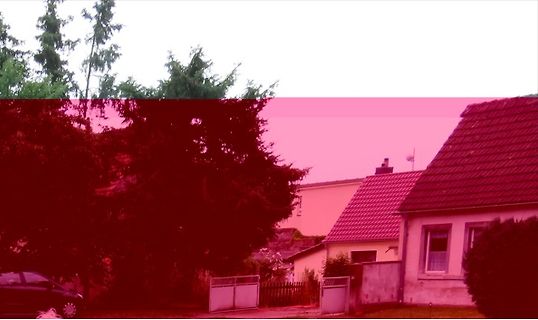 Haus und Bäume im Freien