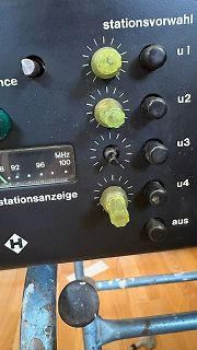 Bedienfeld eines elektronischen Geräts