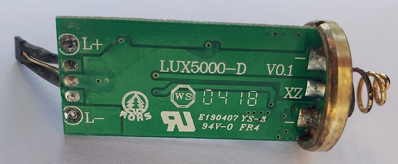 Leiterplatte eines LUX5000-D Moduls