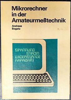 Buchcover Mikrorechner in der Amateurmeßtechnik