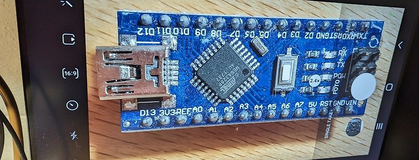Mikrocontroller-Board mit USB-Anschluss