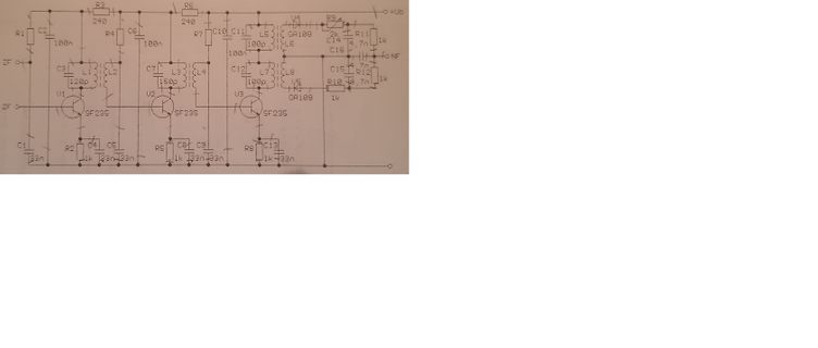Schaltplan einer elektronischen Schaltung