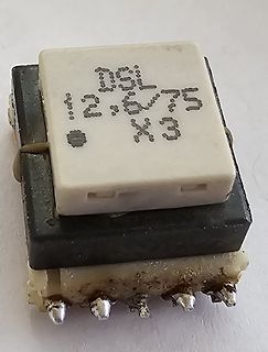 Elektronisches Bauteil mit Beschriftung