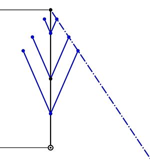 Stammbaum-Diagramm mit Verzweigungen