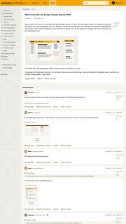Screenshot eines Forenbeitrags auf mikrocontroller.net