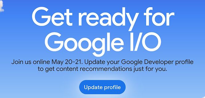 Google I/O Ankündigung
