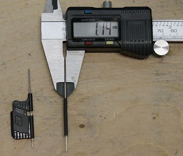 Messung eines Bauteils mit Messschieber