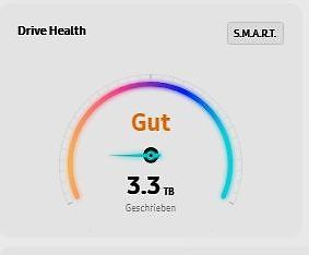 Software-Anzeige der Festplatten-Gesundheit