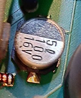 Elektrolytkondensator auf Leiterplatte