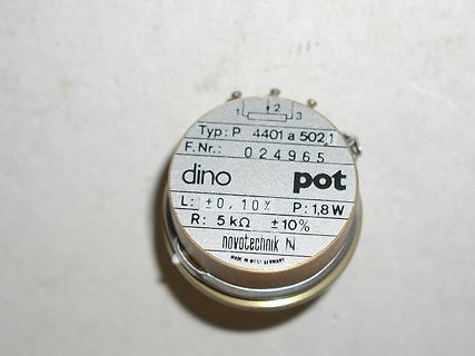 Potentiometer von Novotechnik