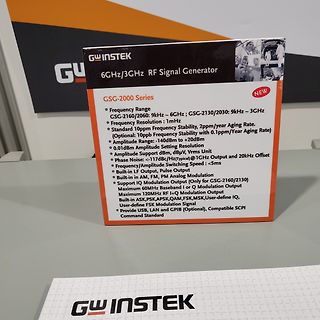 Verpackung eines GW Instek RF Signal Generators