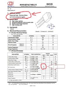 Datenblatt des Bipolar Junction Transistors DK52D