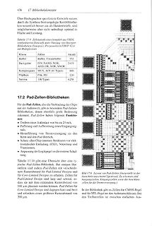 Buchseite über Bibliothekskonzepte und Pad-Zellen