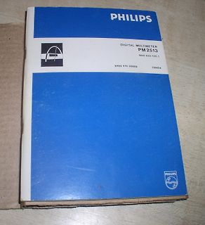 Handbuch eines Philips Digital Multimeters PM 2513