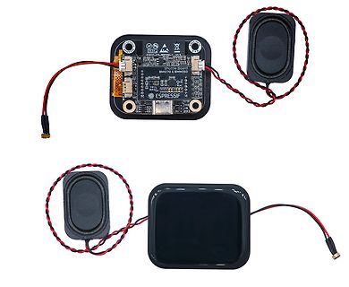 Espressif Shuttle Board mit Lautsprecher und Display