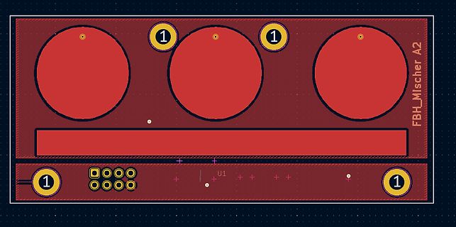 PCB-Layout einer Leiterplatte