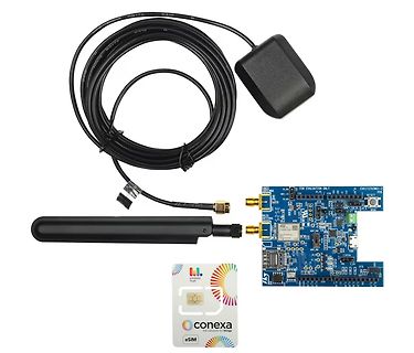 Elektronik-Bausatz mit GPS-Antenne, PCB und eSIM