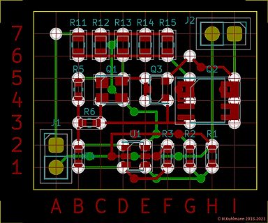 PCB-Layout einer Leiterplatte