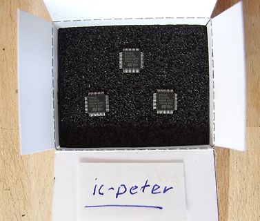 Drei STM32L Mikrocontroller in einer Verpackung