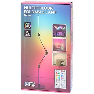 Verpackung einer mehrfarbigen Faltlampe