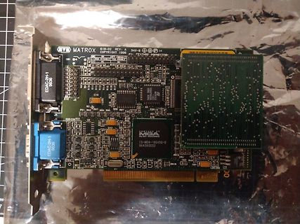 Matrox Grafikkarte auf Folie