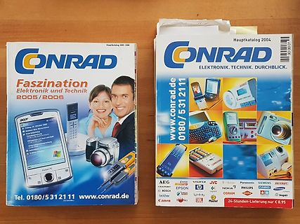 Zwei Conrad Kataloge von 2004 und 2005/2006