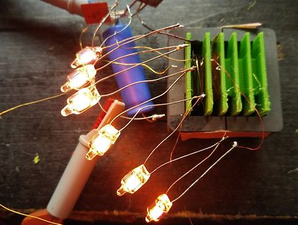 Freie Verdrahtung von LEDs an einem Kühlkörper