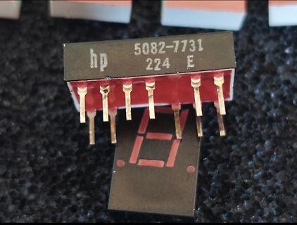 HP 7-Segment-Anzeige Bauteil