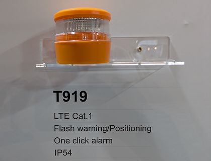 Produktpräsentation eines T919 LTE Cat.1 Warnsignals