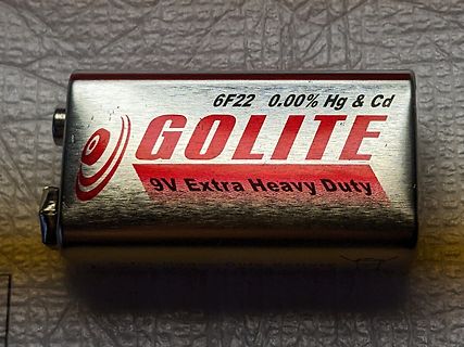 9V Blockbatterie GOLITE