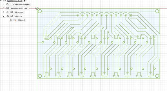 PCB-Layout einer Leiterplatte