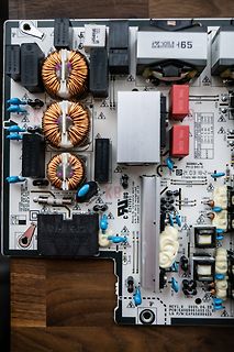 Bestückte Leiterplatte eines Schaltnetzteils