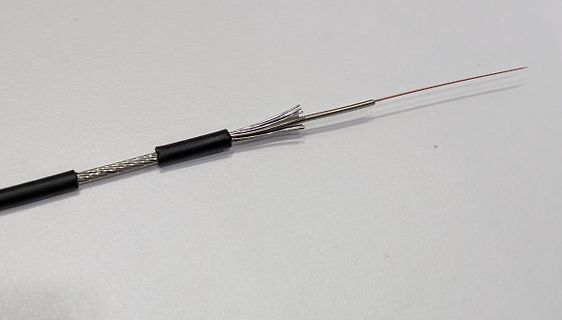 Abisoliertes Koaxialkabel