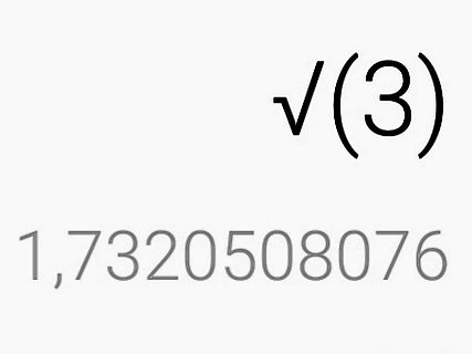 Mathematische Formel und Dezimalzahl