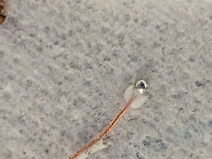 Detailaufnahme einer Lötstelle oder eines Bauteils