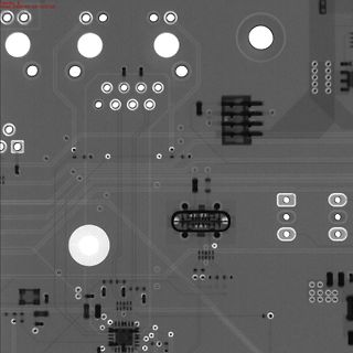 CAD-Ansicht eines Leiterplatten-Layouts