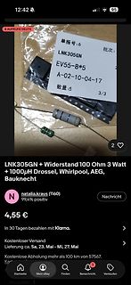 Elektronikbauteile LNK305GN, Widerstand und Drossel