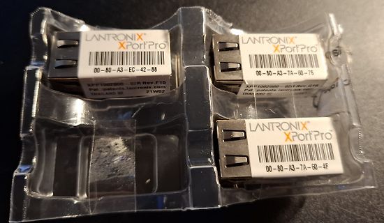 Lantronix XPortPro Module in Blisterverpackung