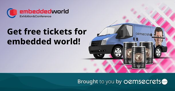 Werbung für embedded world Tickets