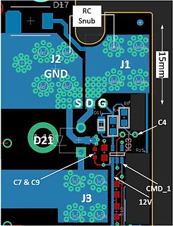 Ausschnitt eines PCB-Layouts
